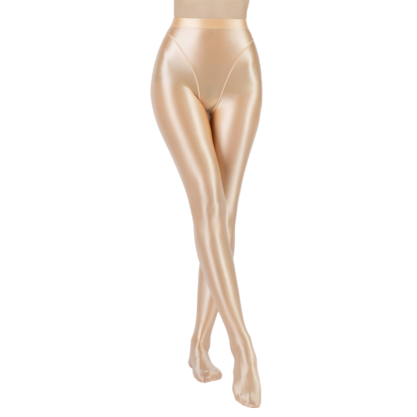 Yoga Fitness Club - Collants extensibles taille haute brillants à