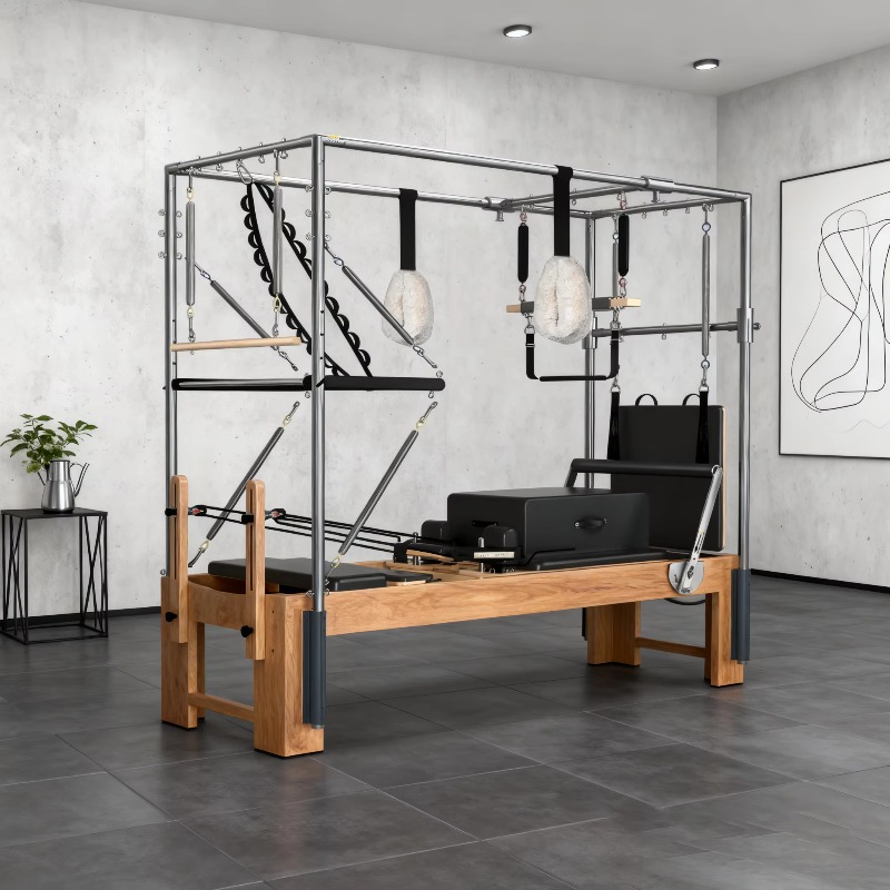 Yoga Fitness Centre - YIYIN usine en acier inoxydable bois