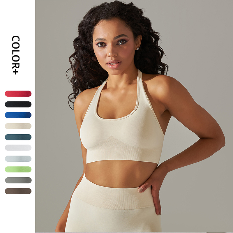 Yoga Fitness Club - Soutien-gorge de sport Sexy licou pour