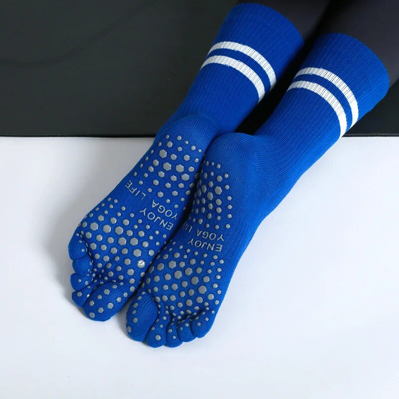Fitness Yoga Pilates - Chaussettes de Yoga respirantes pour femmes,