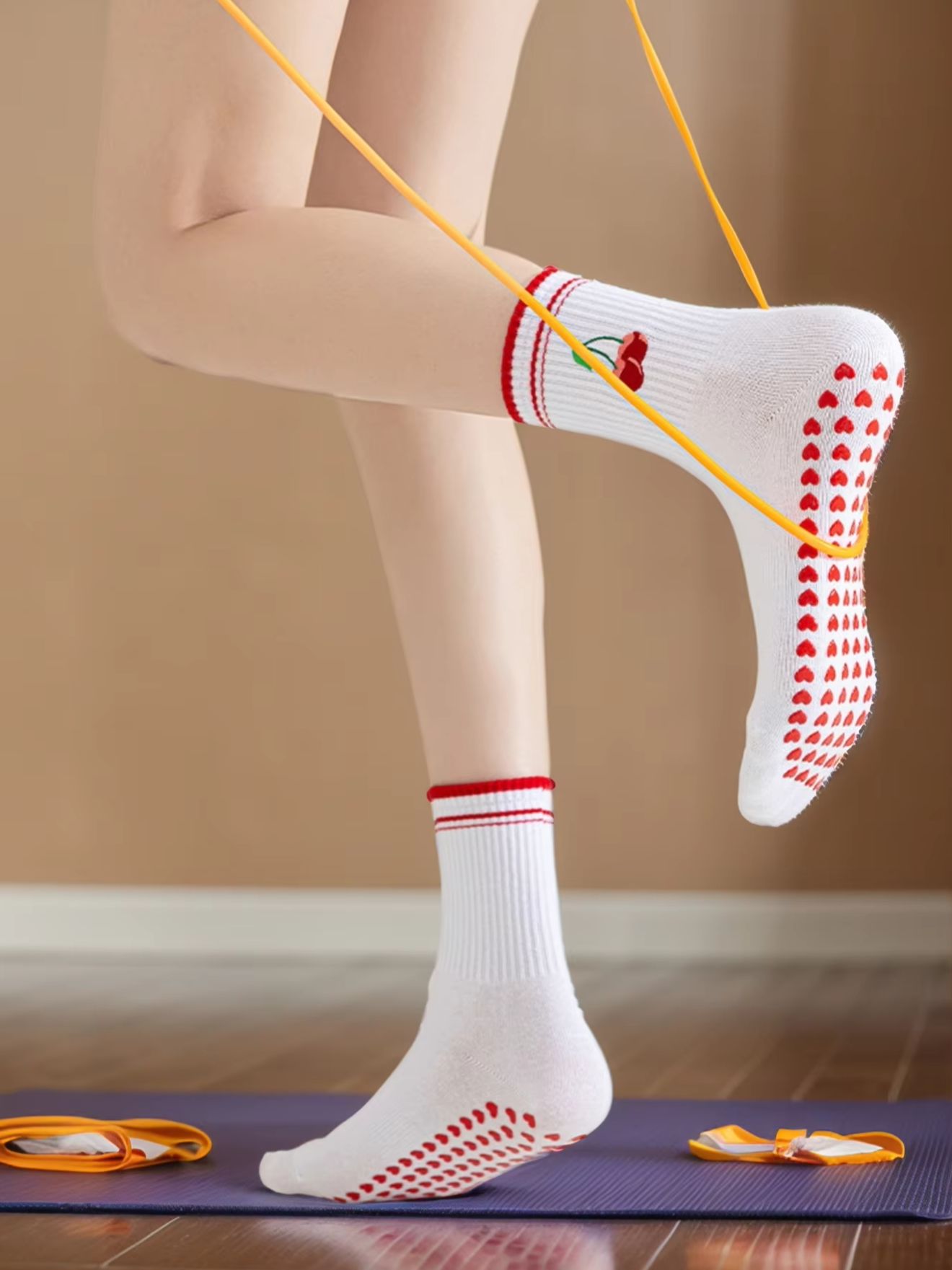 Fitness Yoga Pilates - 1 paire de chaussettes de yoga