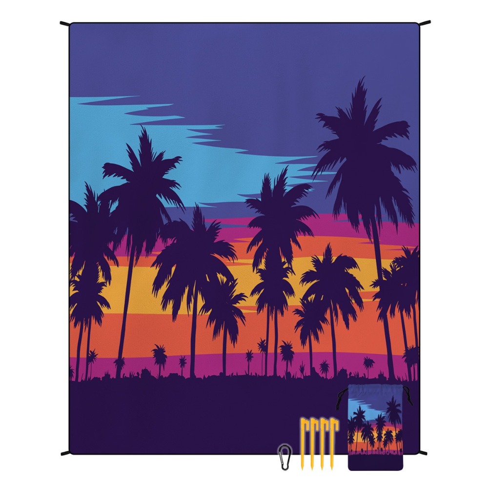 Yoga Of Fitness Mat - Serviette de plage Palm Tree 71x86,6