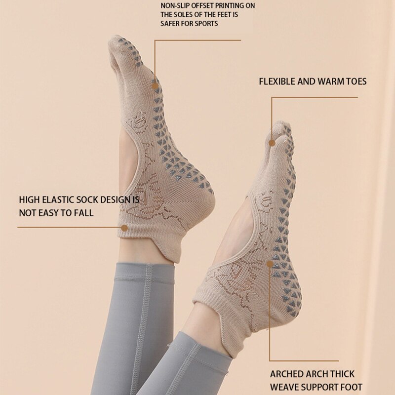 Chaussettes de yoga coordonnan - Fitness Yoga Pilates avis et prix
