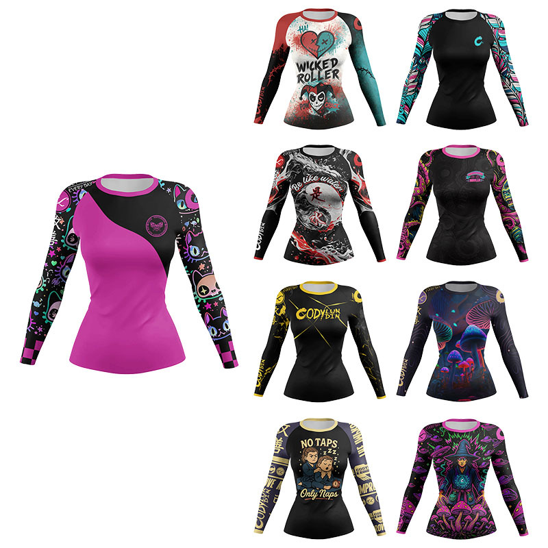 T-shirt de sport de compressio - Yoga Fitness Jiu Jitsu avis et prix