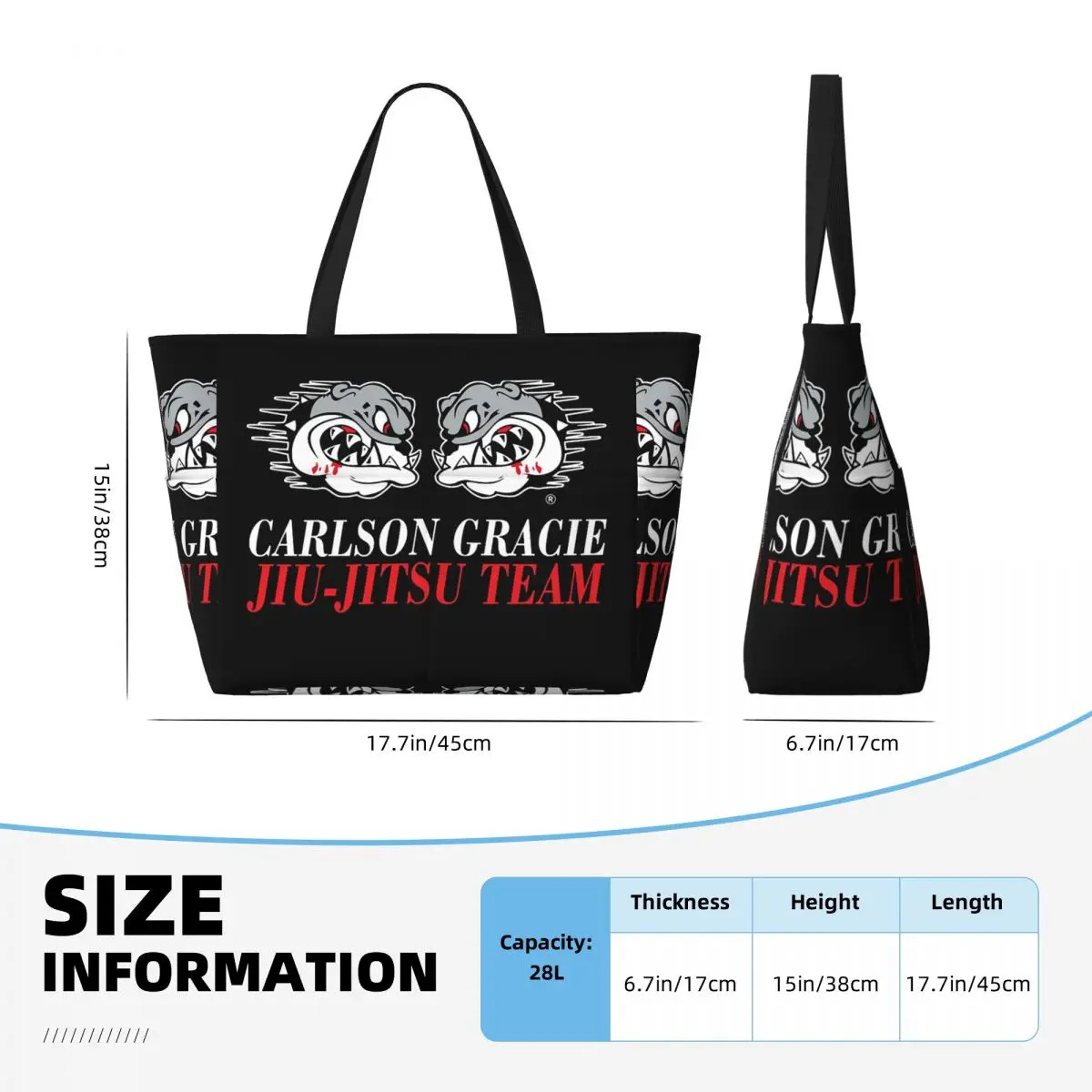 Sac fourre-tout de plage avec  - Yoga Fitness Jiu Jitsu avis et prix