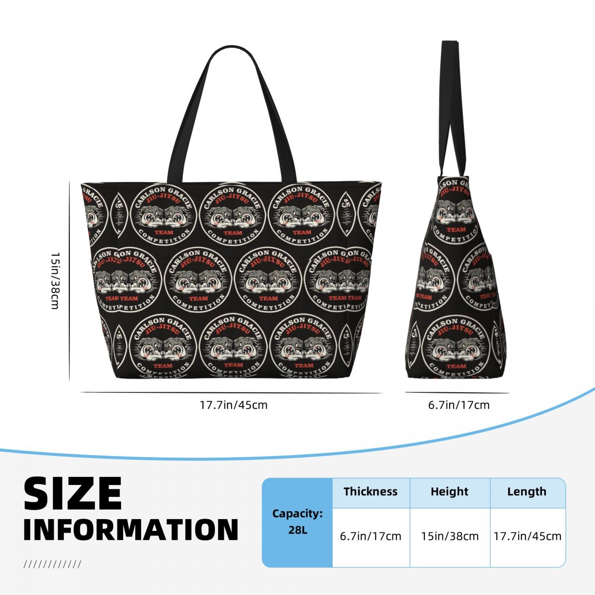 Sac de plage Carlson Gracie Ji - Yoga Fitness Jiu Jitsu avis et prix
